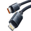 Baseus Crystal Shine Cable Type-C To Lightning Fast Charging Cable - 20W / 1.2M / Black Accessories > Cables &