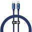 Baseus Crystal Shine Cable Type-C To Lightning Fast Charging Cable - 20W - 1.2M / Blue Accessories > Cables &