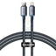 Baseus Crystal Shine Cable Type-C To Lightning Fast Charging Cable - 20W / 2M / Black Accessories > Cables & Converters