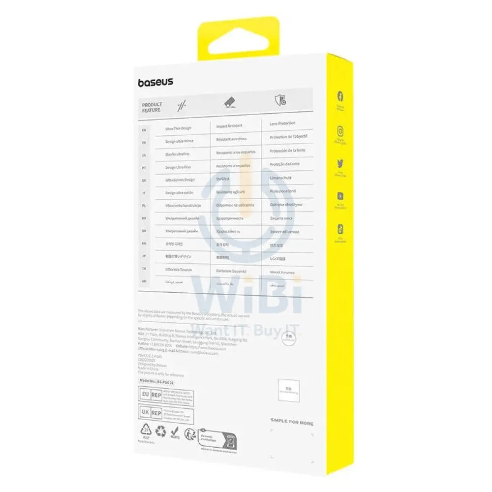 Baseus Diamond Series Full Coverage Glass Screen Protector - Apple iPhone 15 Plus / Clear Accessories > Mobiles &