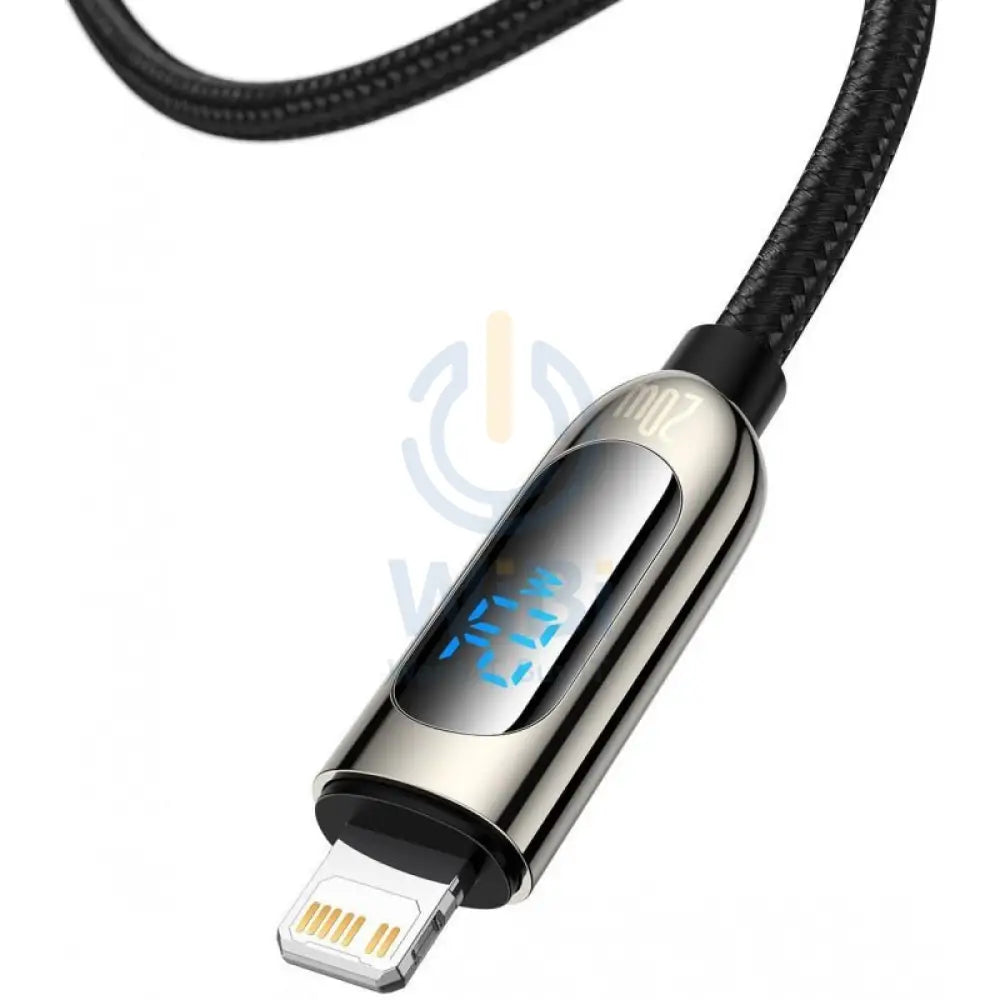 Baseus Display Fast Charging Data Cable Type-C to IP - 20W / 2m / Black Accessories > Cables & Converters > Cables >