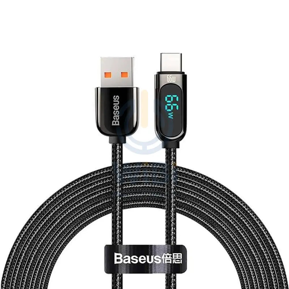 Baseus Display Fast Charging Data Cable USB to Type-C - 66W / 2m / Black Accessories > Cables & Converters > Cables >