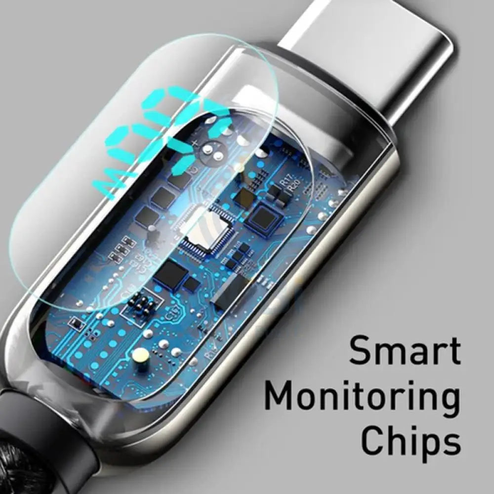 Baseus Display Fast Charging Data Cable USB to Type-C - 66W / 2m / Black Accessories > Cables & Converters > Cables >