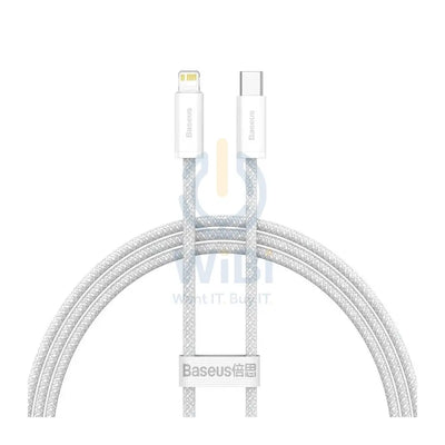 Baseus Dynamic Series Fast Charging Data Cable - 1M / USB-C / Lightning / 20W / White Accessories > Cables & Converters