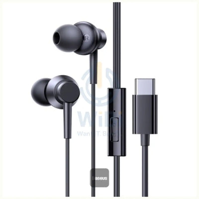 Baseus Encok CZ11 Wired Earphones - Cluster Black Accessories > Audio > Headphones > Offer Zone