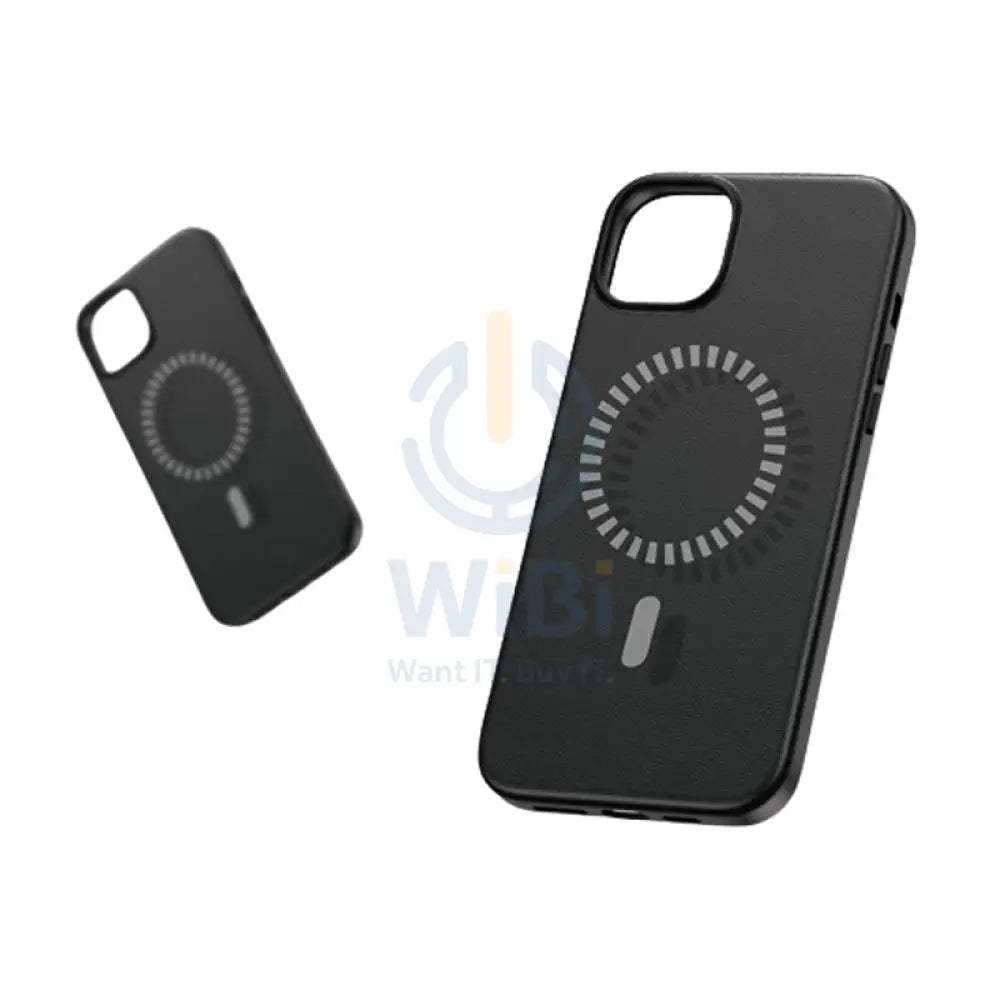 Baseus Fauxther Series Magnetic Case for iPhone 15 Plus - Cluster Black Accessories > Mobiles & Tablets > Mobiles >