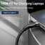 Baseus Flash Series Two-for-three Fast Charging Data Cable U+C to M+L+C - 1.2 Meters / 100W / Black