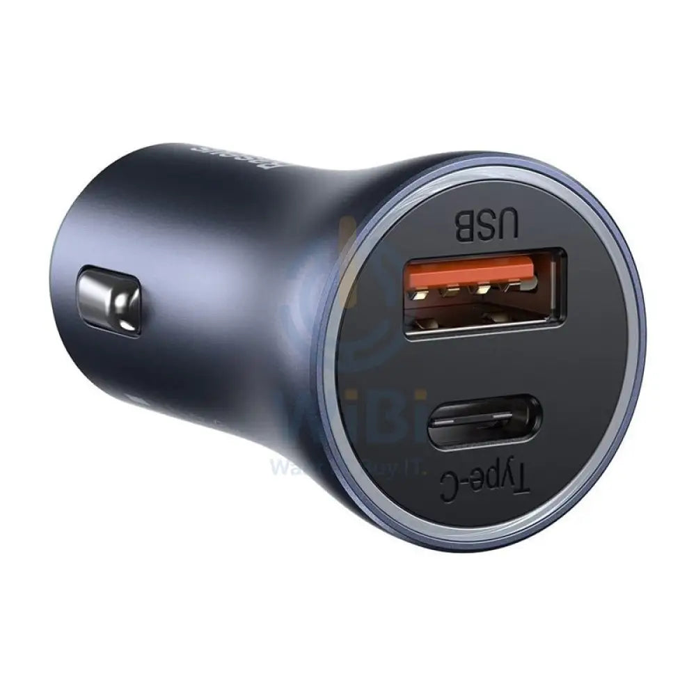 Baseus Golden Contactor Pro Car Charger USB and Type C - 40W / Black