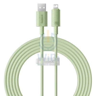 Baseus Habitat Series Fast Charging USB-A to Lightning Cable 2M - Natural Green Accessories > Cables & Converters >