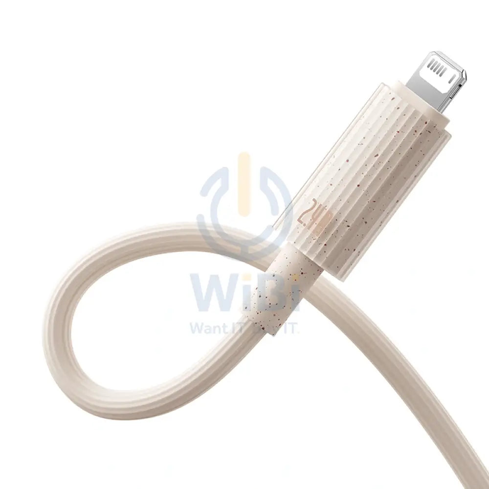 Baseus Habitat Series Fast Charging USB-A to Lightning Cable - 2M / Wheat Pink Accessories > Cables & Converters >
