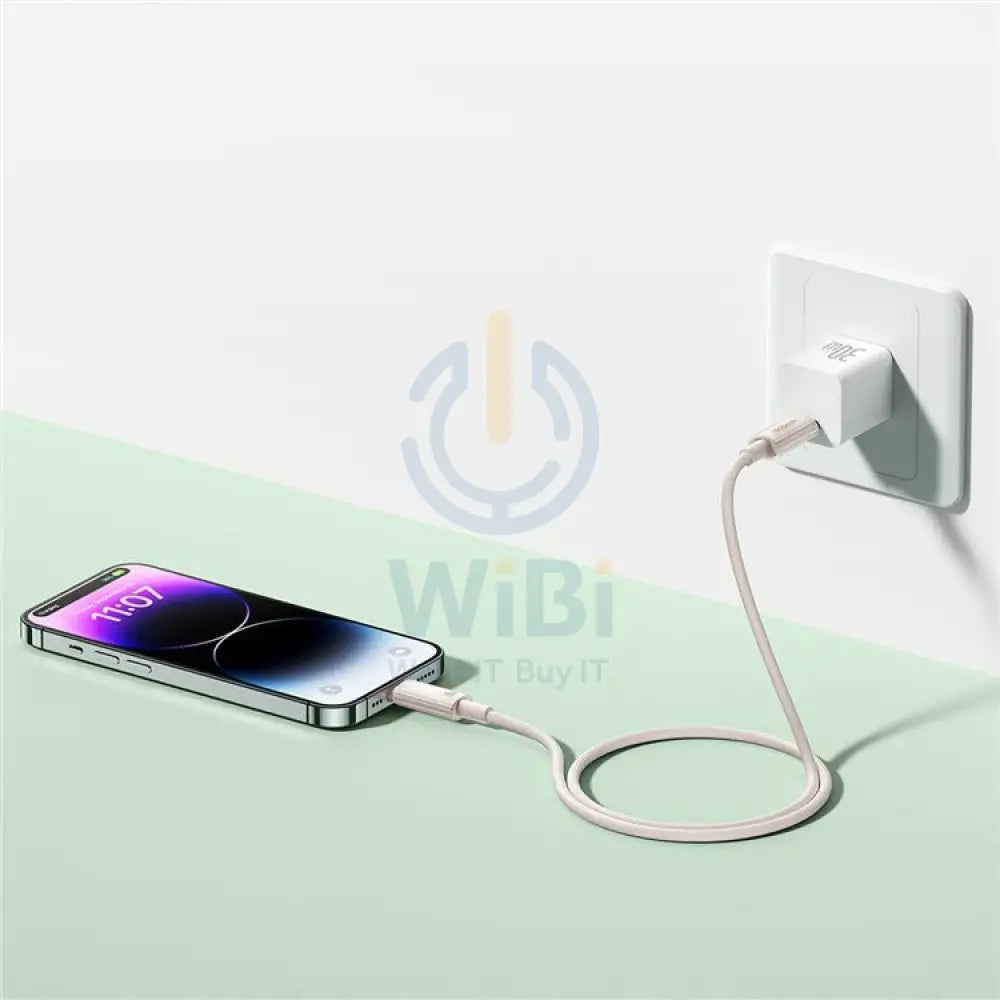 Baseus Habitat Series Fast Charging USB-C to Lightning Cable - 1M / Wheat Pink Accessories > Cables & Converters >