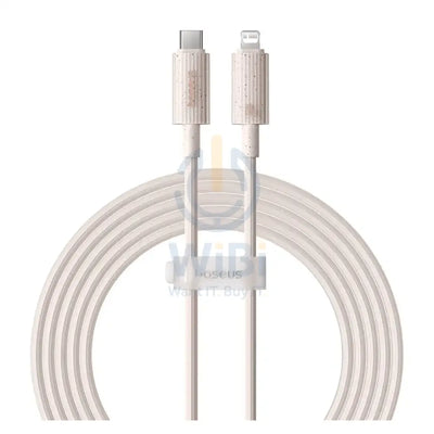 Baseus Habitat Series Fast Charging USB-C to Lightning Cable - 2m / Wheat Pink Accessories > Cables & Converters >