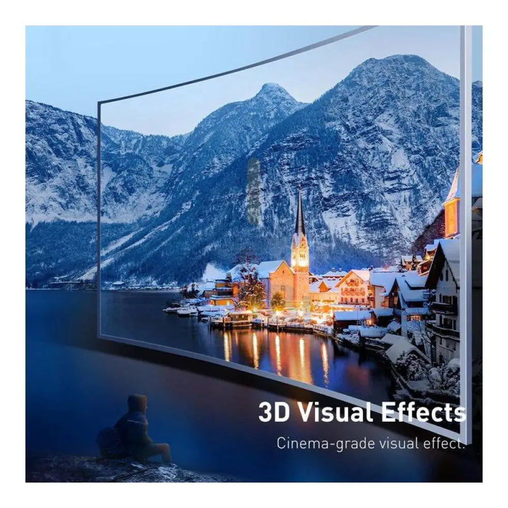 Baseus High Definition HDMI 8K to HDMI 8K Cable - 1 Meter / Black