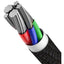 Baseus High Density Braided Fast Charging Data Cable - Type-C / 100W / 1 Meter / Black Accessories > Cables &