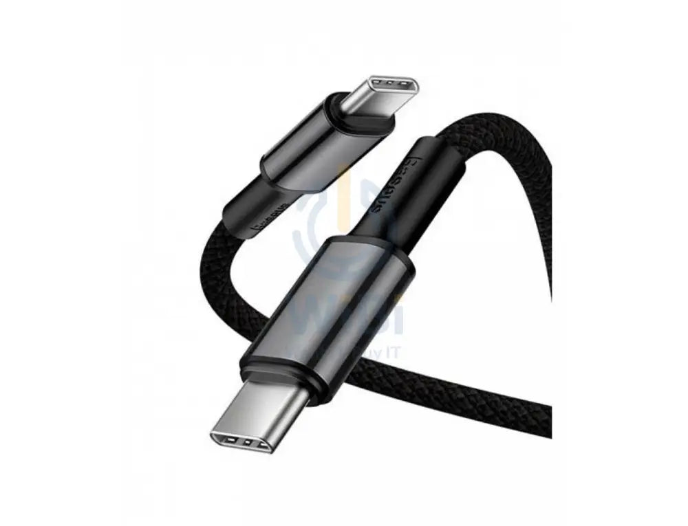 Baseus High Density Braided Fast Charging Data Cable - Type-C / 100W / 1 Meter / Black Accessories > Cables &
