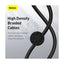 Baseus High Density Braided Fast Charging Data Cable - Type-C / 100W / 1 Meter / Black Accessories > Cables &