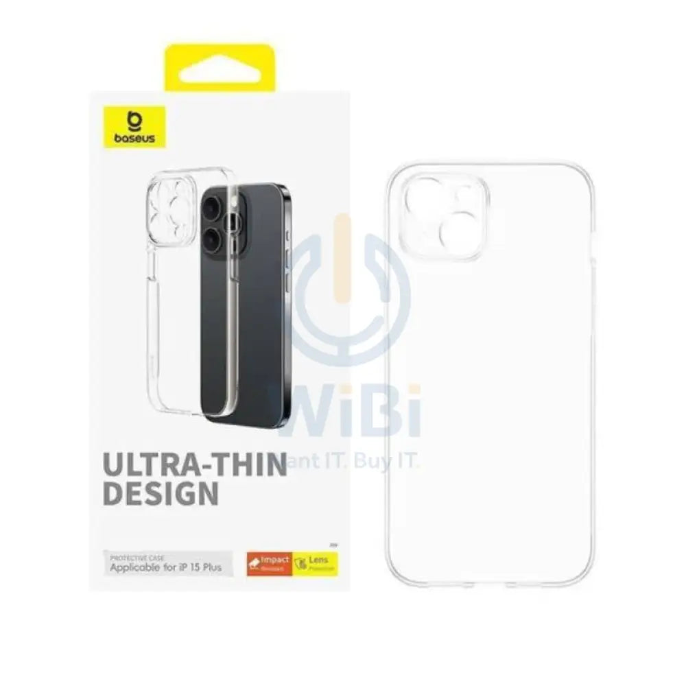 Baseus Lucent Series Case - Apple iPhone 15 Plus / Clear Accessories > Mobiles & Tablets > Mobiles > Screen Protectors