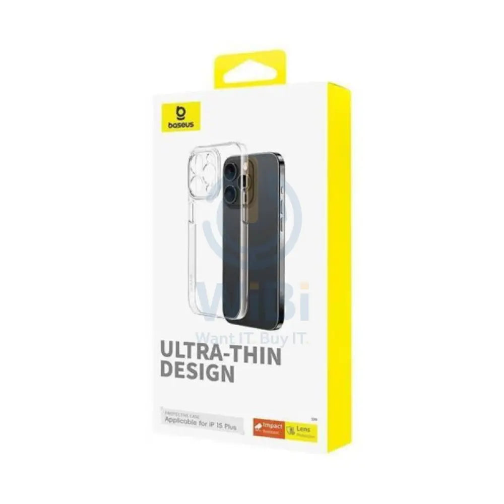 Baseus Lucent Series Case - Apple iPhone 15 Plus / Clear Accessories > Mobiles & Tablets > Mobiles > Screen Protectors