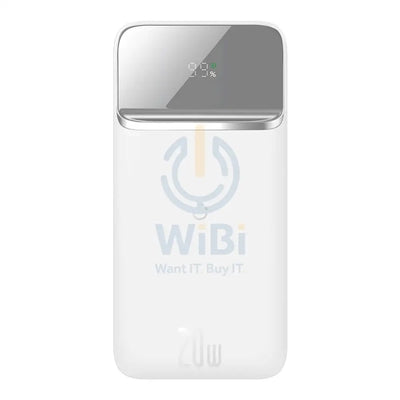 Baseus Magnetic Wireless Quick Charging Power Bank - 10000 mAh / 20W / White Accessories > Power Bank