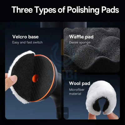 Baseus NEOPower Mini Car Waxer Lite Polishing Machine Accessories > Smart Devices