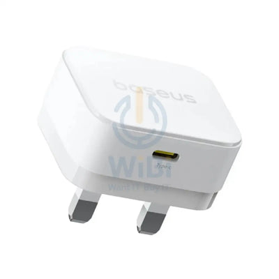 Baseus Palm Fast Charger - 20W / Moon White Accessories > Power Adapters
