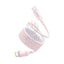 Baseus PicoGo Magnetic Liquid Silicone Fast-Charging Data Cable - USB-C / 1 Meter / 240W / Baby Pink Accessories >