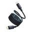 Baseus PicoGo Magnetic Liquid Silicone Fast-Charging Data Cable - USB-C / 1 Meter / 240W / Cosmic Black Accessories >