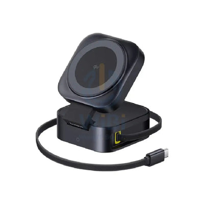 Baseus PicoGo Series 2-in-1 Magnetic Wireless Charger - 67W / Cosmic Black Accessories > Power Adapters