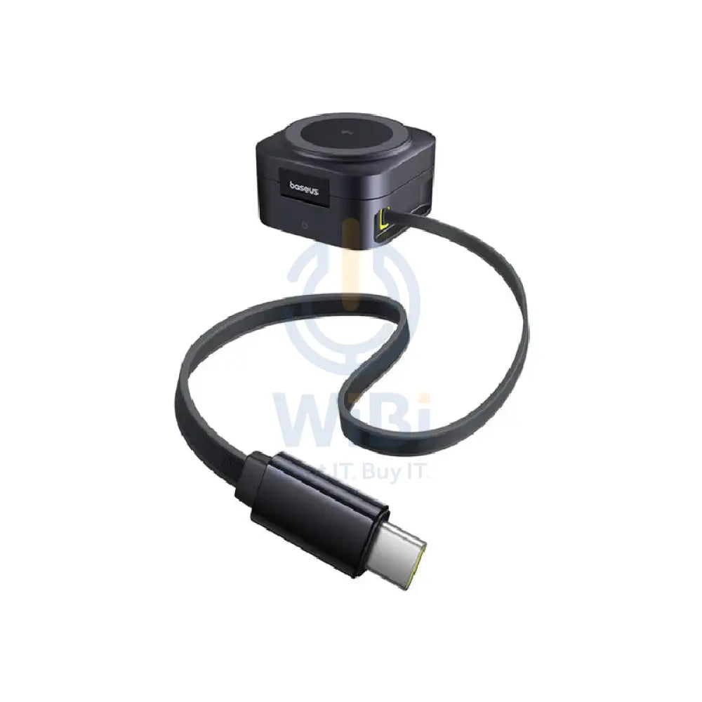 Baseus PicoGo Series 2-in-1 Magnetic Wireless Charger - 67W / Cosmic Black Accessories > Power Adapters