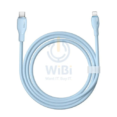 Baseus Pudding Series Fast Charging Type-C to Lightning Cable - 1.2 Meter / 20W / Galaxy Blue Accessories > Cables &