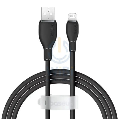 Baseus Pudding Series Fast Charging USB-A to Lightning Cable - 1.2 Meter / 12W / Cluster Black Accessories > Cables &