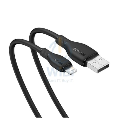 Baseus Pudding Series Fast Charging USB-A to Lightning Cable - 1.2 Meter / 12W / Cluster Black Accessories > Cables &
