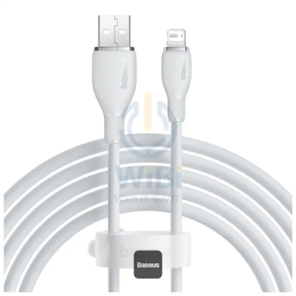 Baseus Pudding Series Fast Charging USB-A to Lightning Cable - 2 Meter / 20W / Stellar White Accessories > Cables &