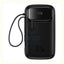 Baseus Qpow 2 Dual-Cable Digital Display Fast Charge Power Bank - 20000mAh / 22.5W / Cluster Black Accessories > Power