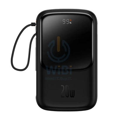 Baseus Qpow Pro Digital Display Fast Charge Power Bank - 10000mAh/ 20W Iph Edition/ Black Accessories > Power Bank >