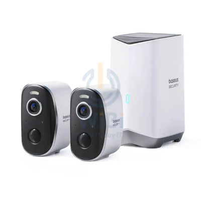 Baseus Security N1 Outdoor Camera 2-Cam Kit - 2K / White Cameras > Security Cameras