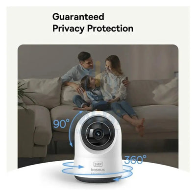 Baseus Security P1 Pro Indoor Camera - 3K / White Cameras > Security Cameras