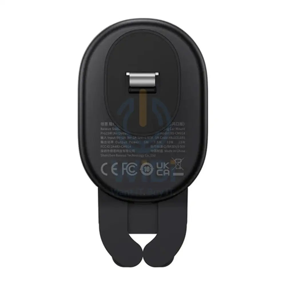 Baseus Stable Gravitational Wireless Charging Car Mount Pro 15W (Air Outlet Version) - Black Accessories > Mobiles &