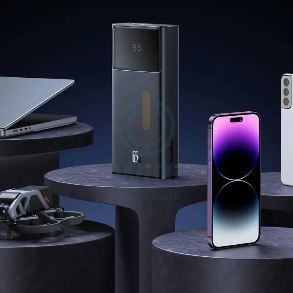 Baseus Star Lord Digital Display Power Bank - PD 65W/ 20000mAh/ Cluster Black Accessories > Power Bank