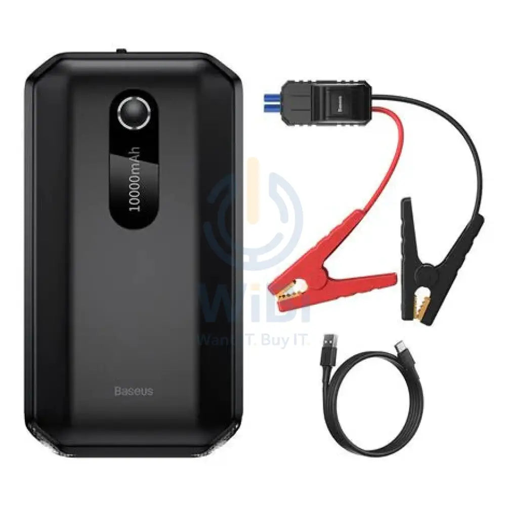 Baseus Super Energy Air Car Jump Starter 10000mAh Peak current 1000A - Black Accessories > Power Adapters