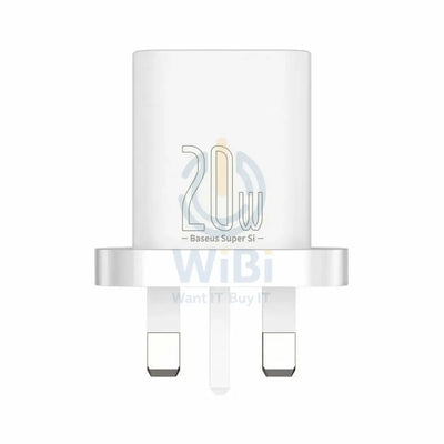Baseus Super Si Quick Charger - 1C / 20W / White Accessories > Power Adapters