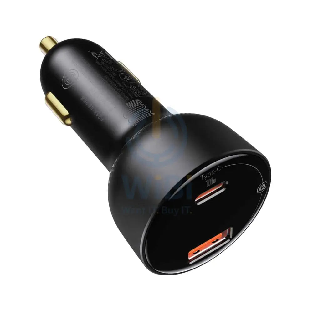 Baseus Superme Digital Display PPS Dual Quick Charger - Car Charger / Black Accessories > Mobiles & Tablets > Mobiles >