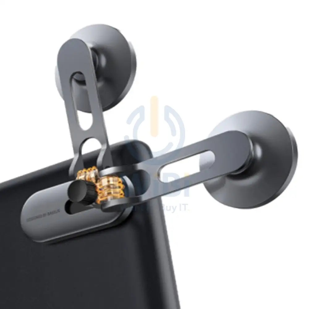 Baseus T-Space Series Folding Metal Car Phone Mount - Frost Silver Accessories > Mobiles & Tablets > Mobiles > Mobile
