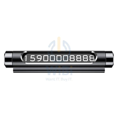 Baseus Temporary Parking Number Card - Black Accessories > Mobiles & Tablets