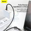 Baseus Tungsten Gold Fast Charging Data Cable - Type-C / 100W / 1Meter / Black Accessories > Cables & Converters >