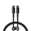 Baseus Tungsten Gold Fast Charging Data Cable - Type-C / 100W / 1Meter / Black Accessories > Cables & Converters >