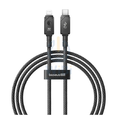 Baseus Unbreakable Series Fast Charging Type-C to Lightning Cable - 1 Meter / 20W / Cluster Black Accessories > Cables
