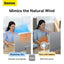 Baseus USB Fan Monitor Clip On & Stand-Up Desk Fan – Bladeless Strong Wind Air Condition Accessories > Smart Devices