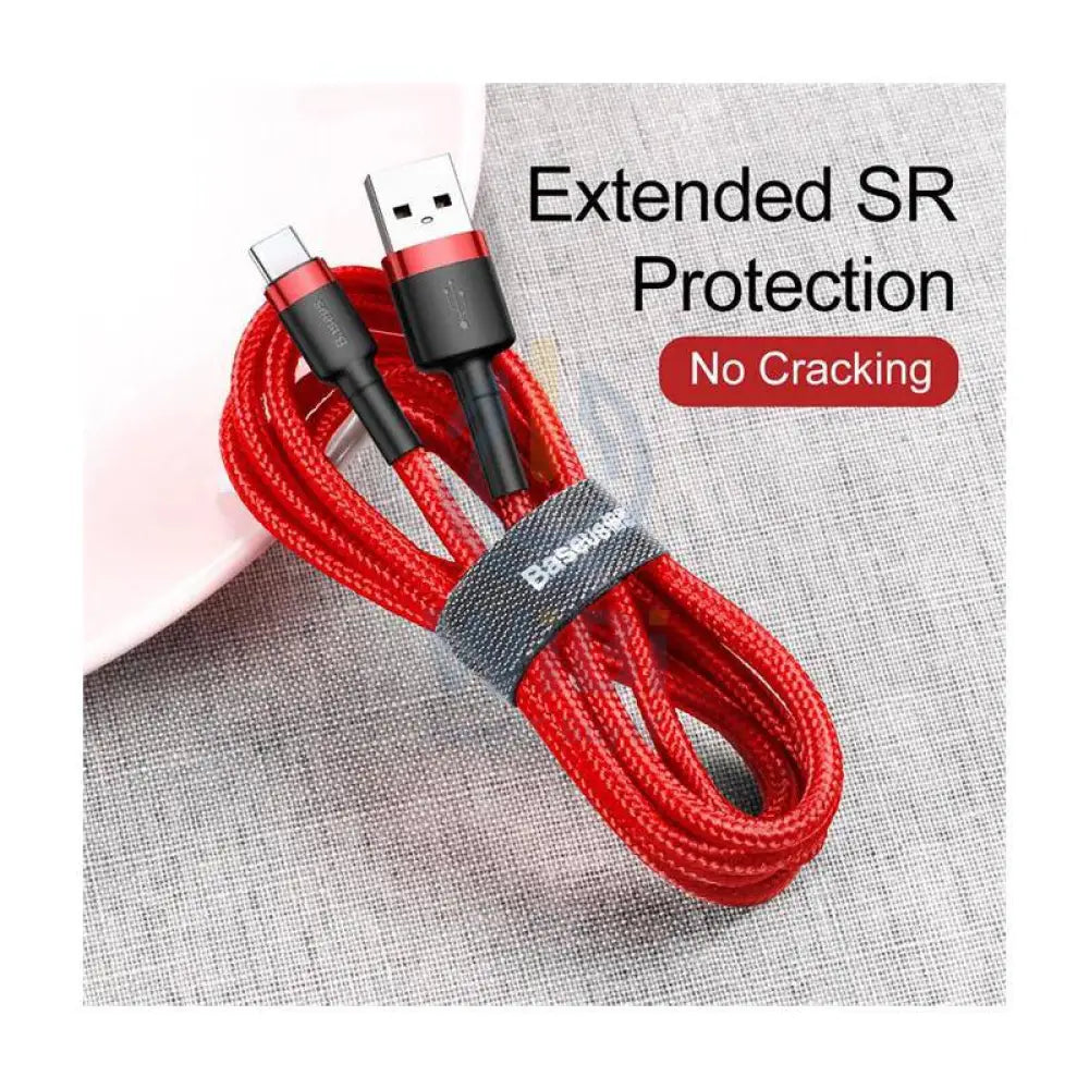 Baseus USB To USB Type-C Cable - 2 Meters / Red