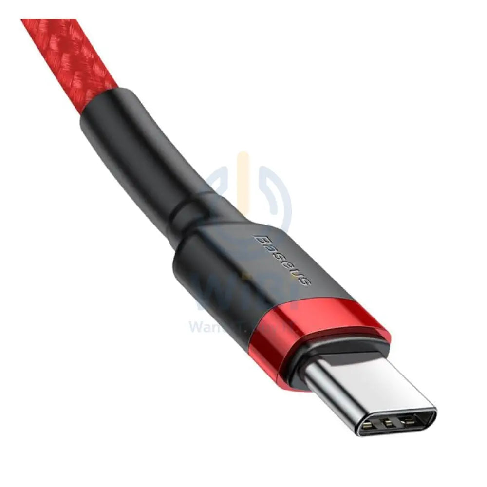 Baseus USB Type C To Type C Cable - 1 Meter / Red